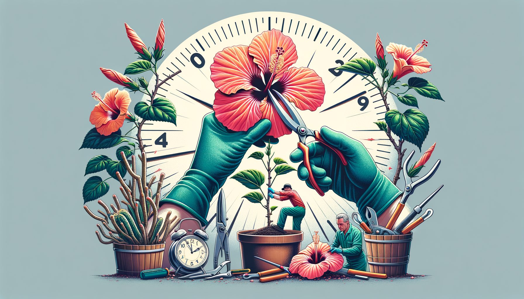 Het Belang van Juiste Timing bij het Snoeien van Hibiscus Planten